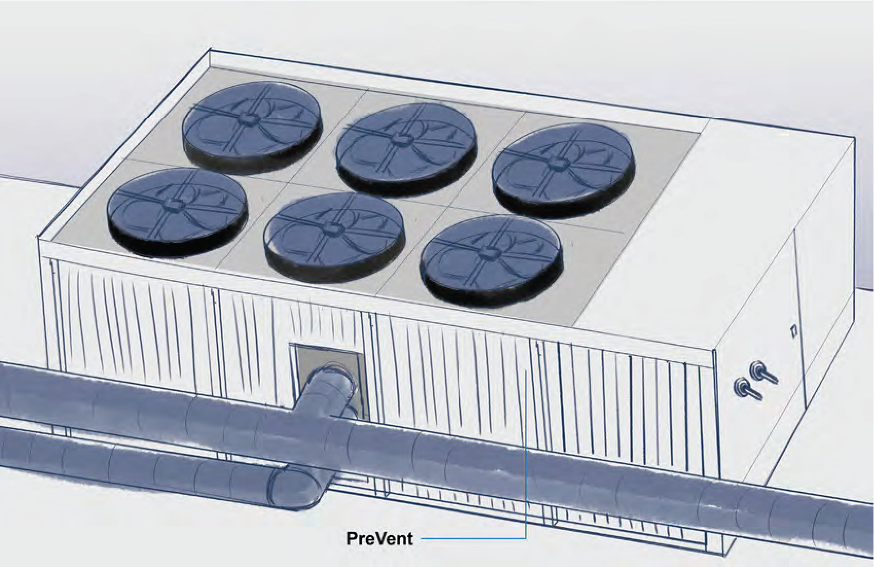 Illustration - Air Handler Unit - Chiller